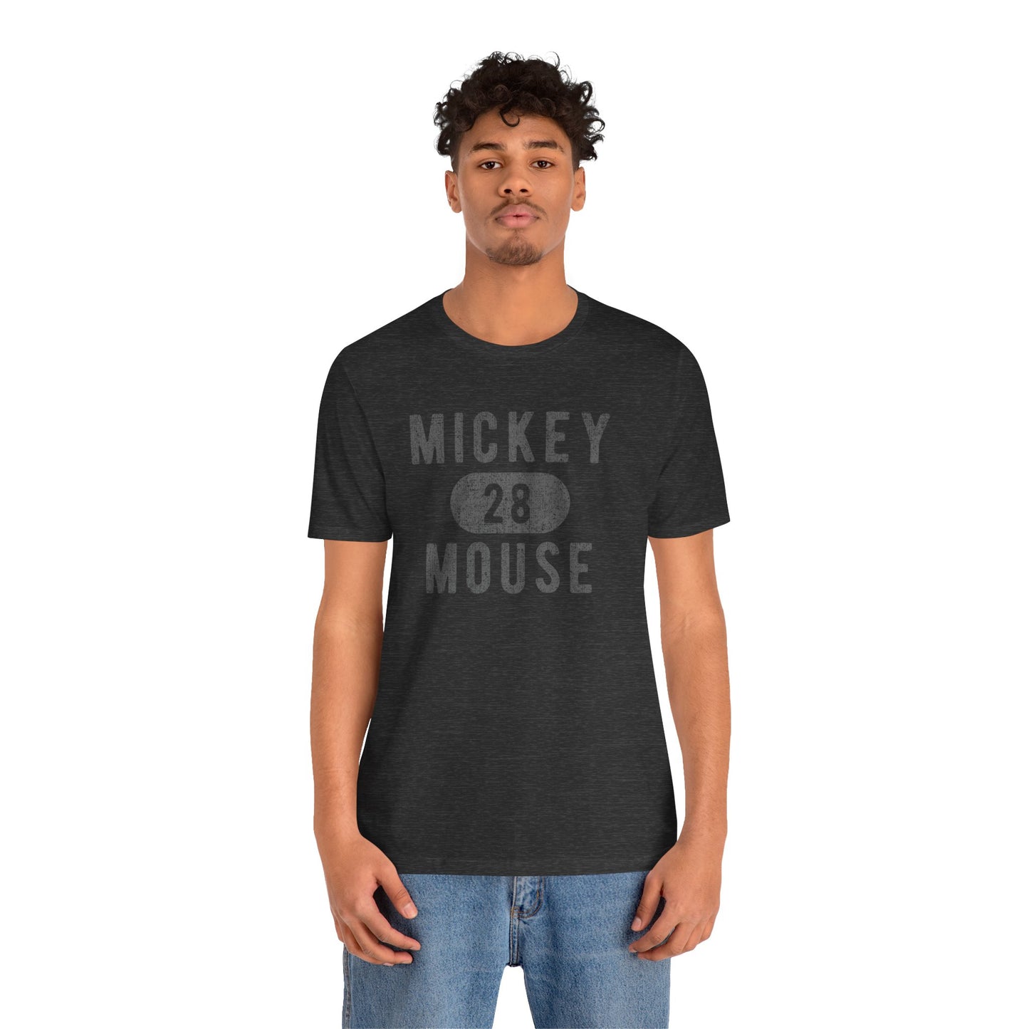 Mickey Mouse Vintage Gym Pill Unisex Jersey Short Sleeve Tee