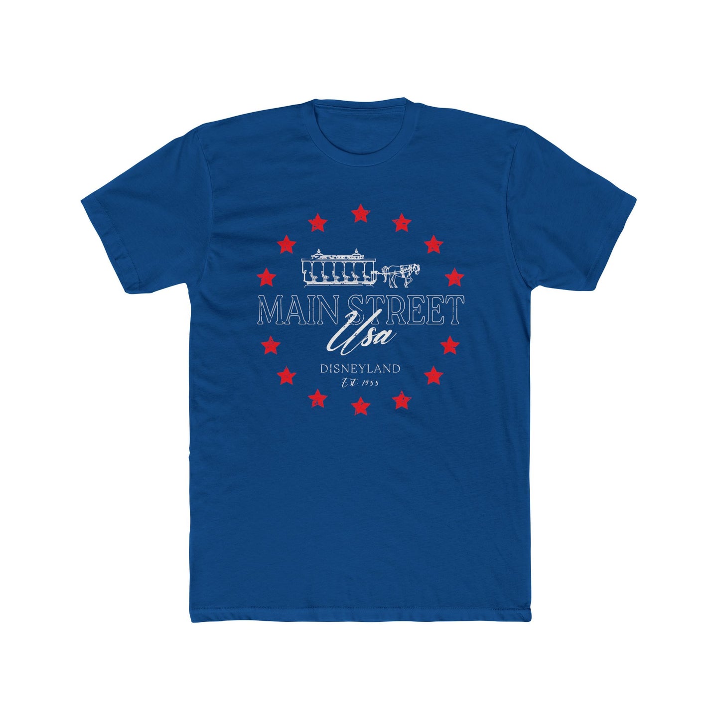 Main Street USA Star Cotton Crew Tee