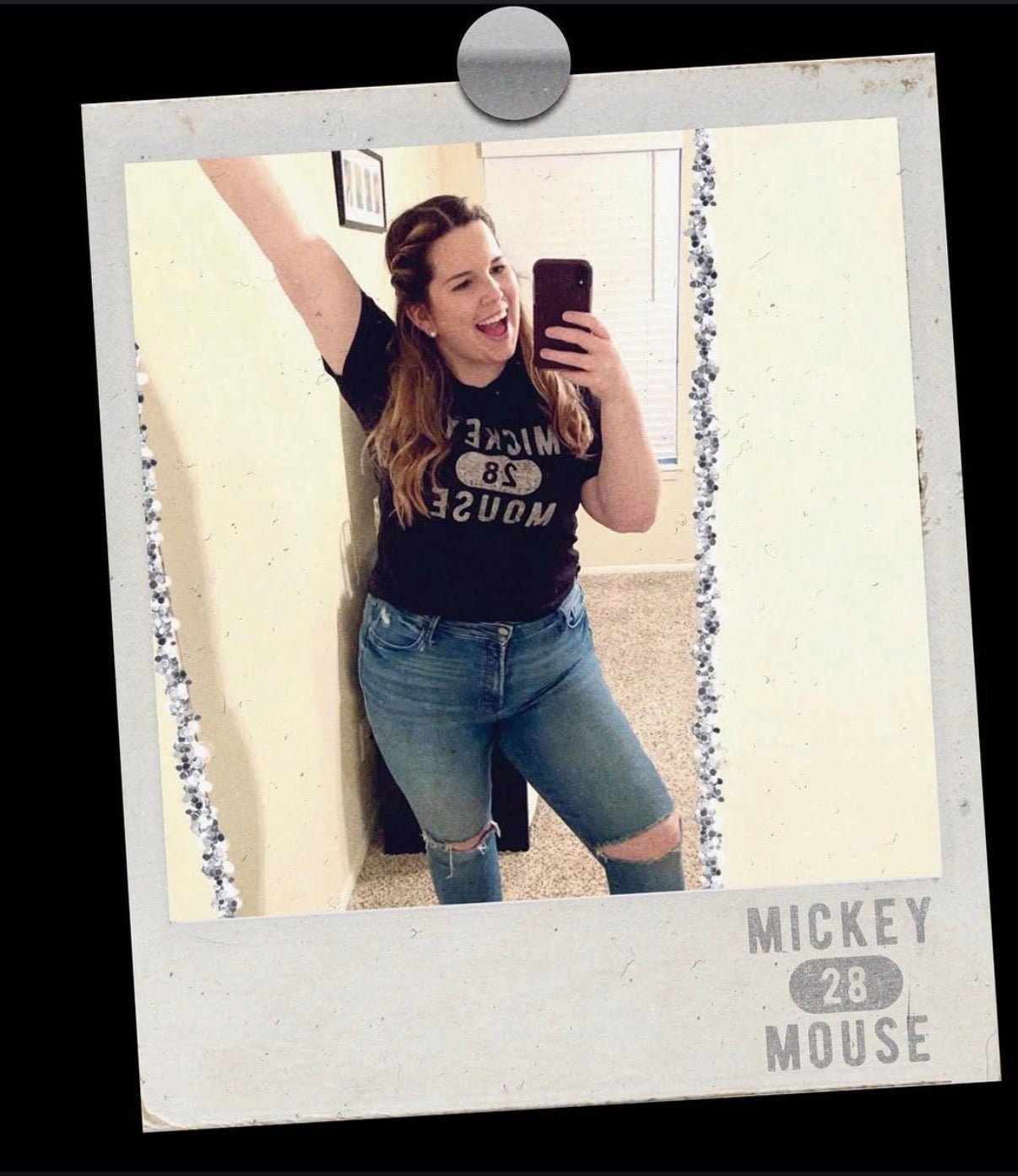 Mickey Mouse Vintage Gym Pill Unisex Jersey Short Sleeve Tee