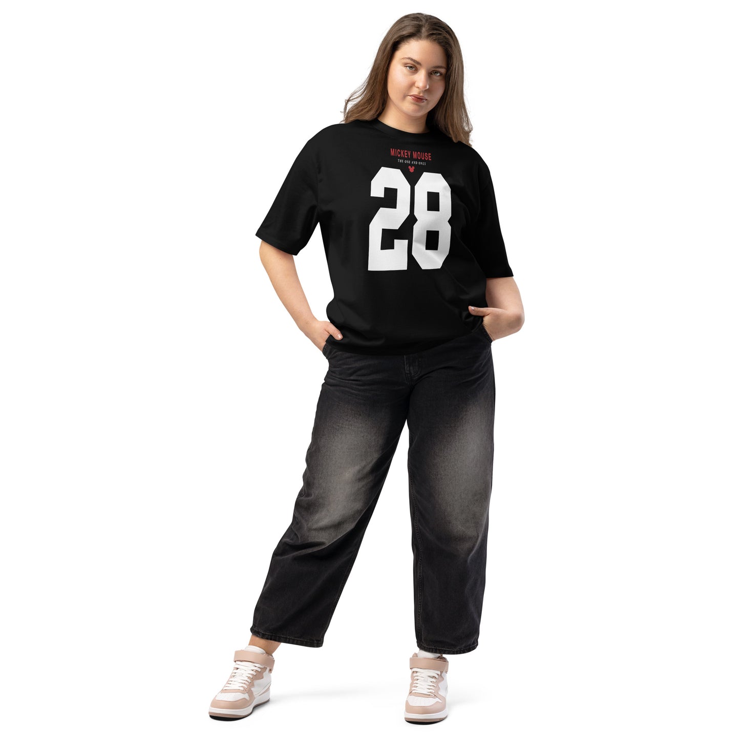 28 Mickey Mouse Oversized Heavyweight T-Shirt