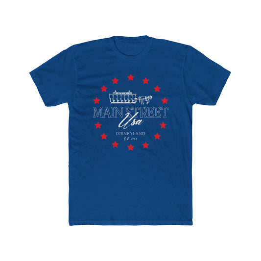 Main Street USA Star Cotton Crew Tee