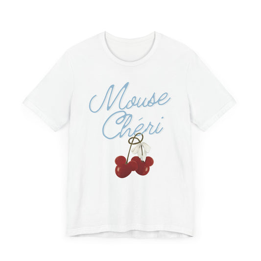 Mouse Cheri Mickey Cherries Unisex Jersey Short Sleeve Tee