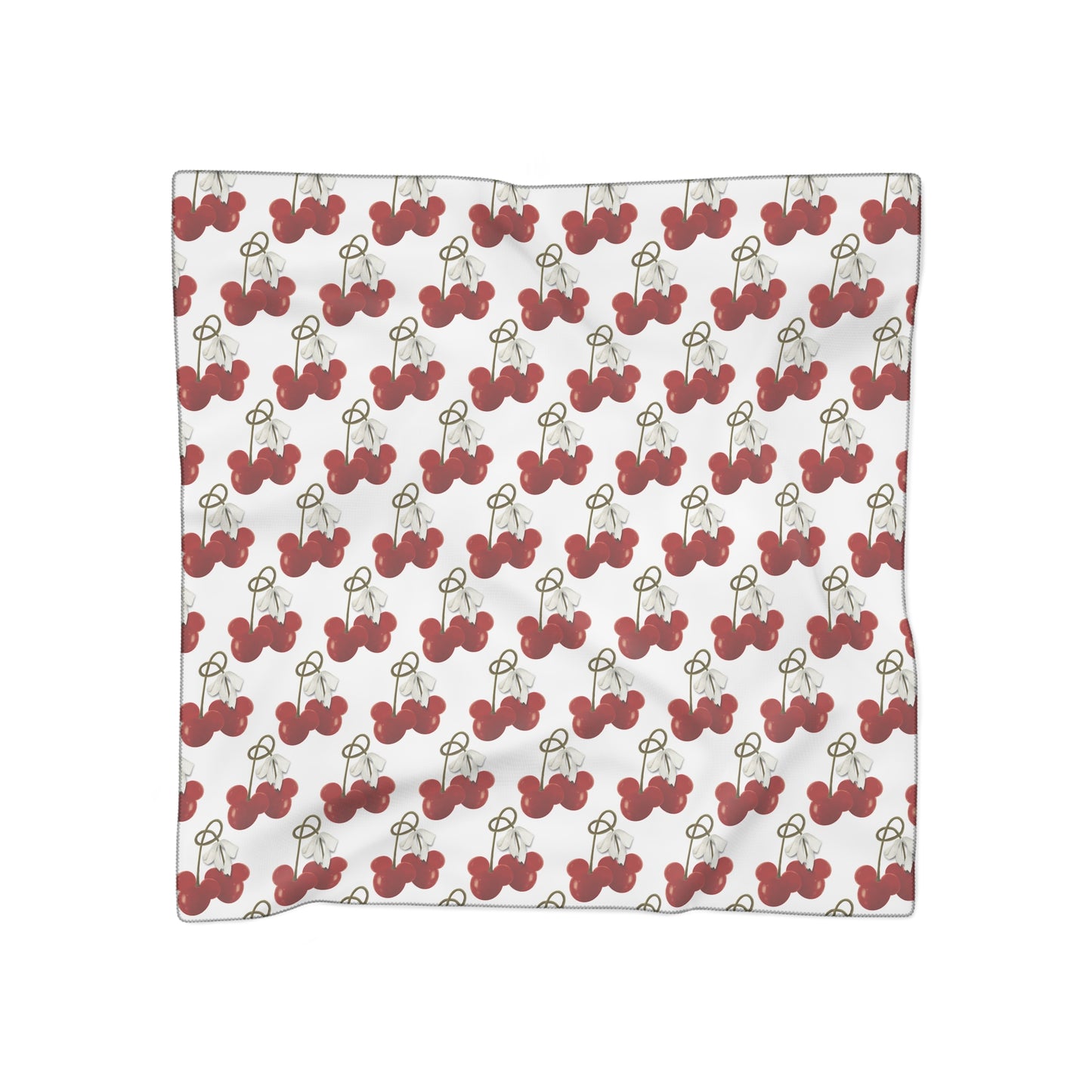 Mickey Cherries Poly Scarf