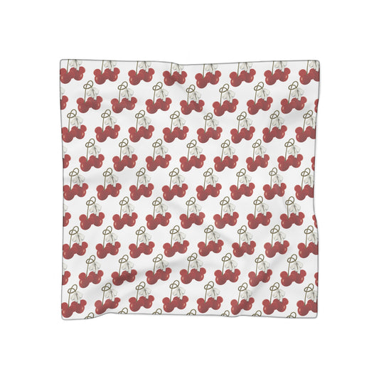 Mickey Cherries Poly Scarf