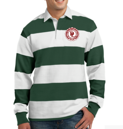 Holiday Resident Disneyland Christmas Preppy Long Sleeve Rugby Polo