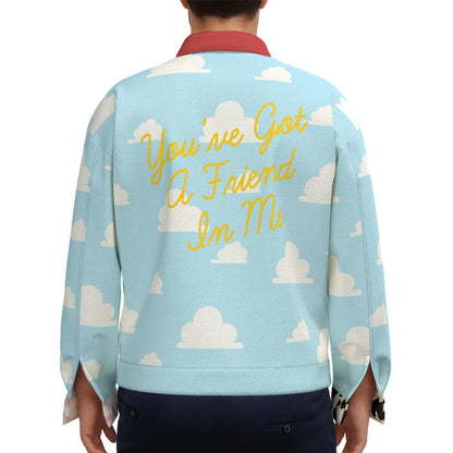 Toy Story Inspired Unisex Lapel Jacket With Pockets