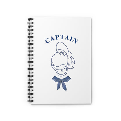 Captain Donald Spiral Notebook