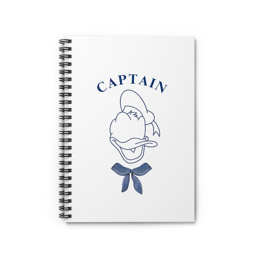 Captain Donald Spiral Notebook