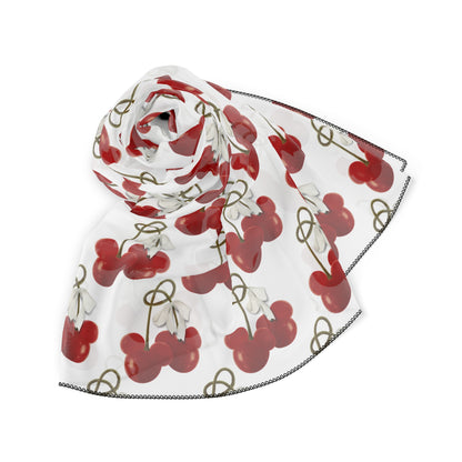 Mickey Cherries Poly Scarf