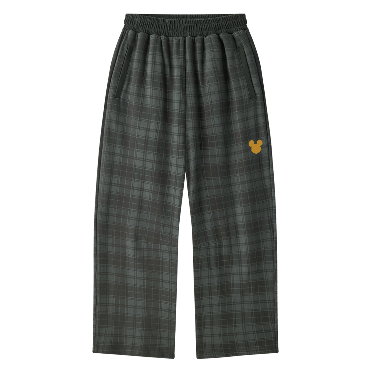 Mickey Inspired Plaid Holiday (Sweatshirt to match) Unisex Straight Leg Pants