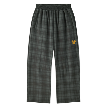 Mickey Inspired Plaid Holiday (Sweatshirt to match) Unisex Straight Leg Pants