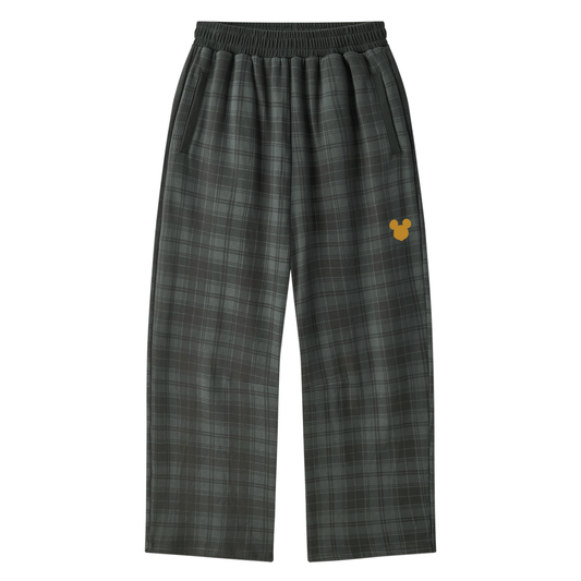 Mickey Inspired Plaid Holiday (Sweatshirt to match) Unisex Straight Leg Pants