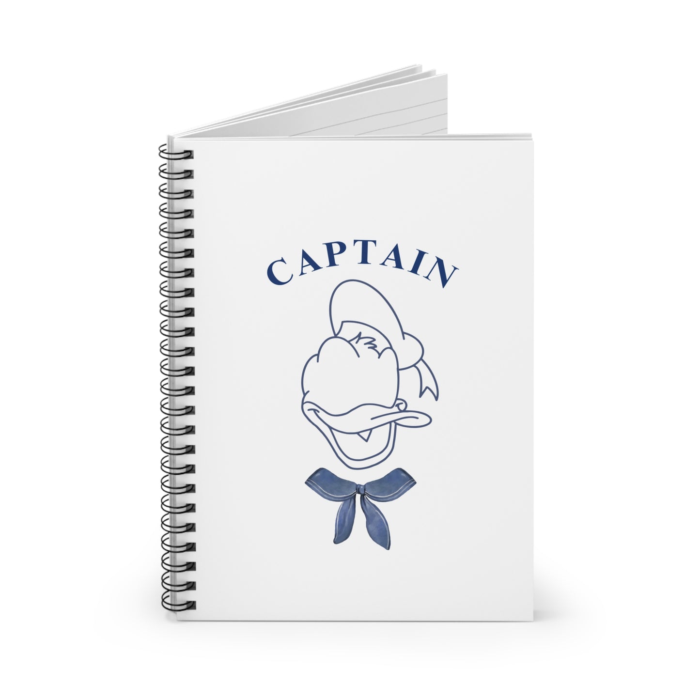 Captain Donald Spiral Notebook