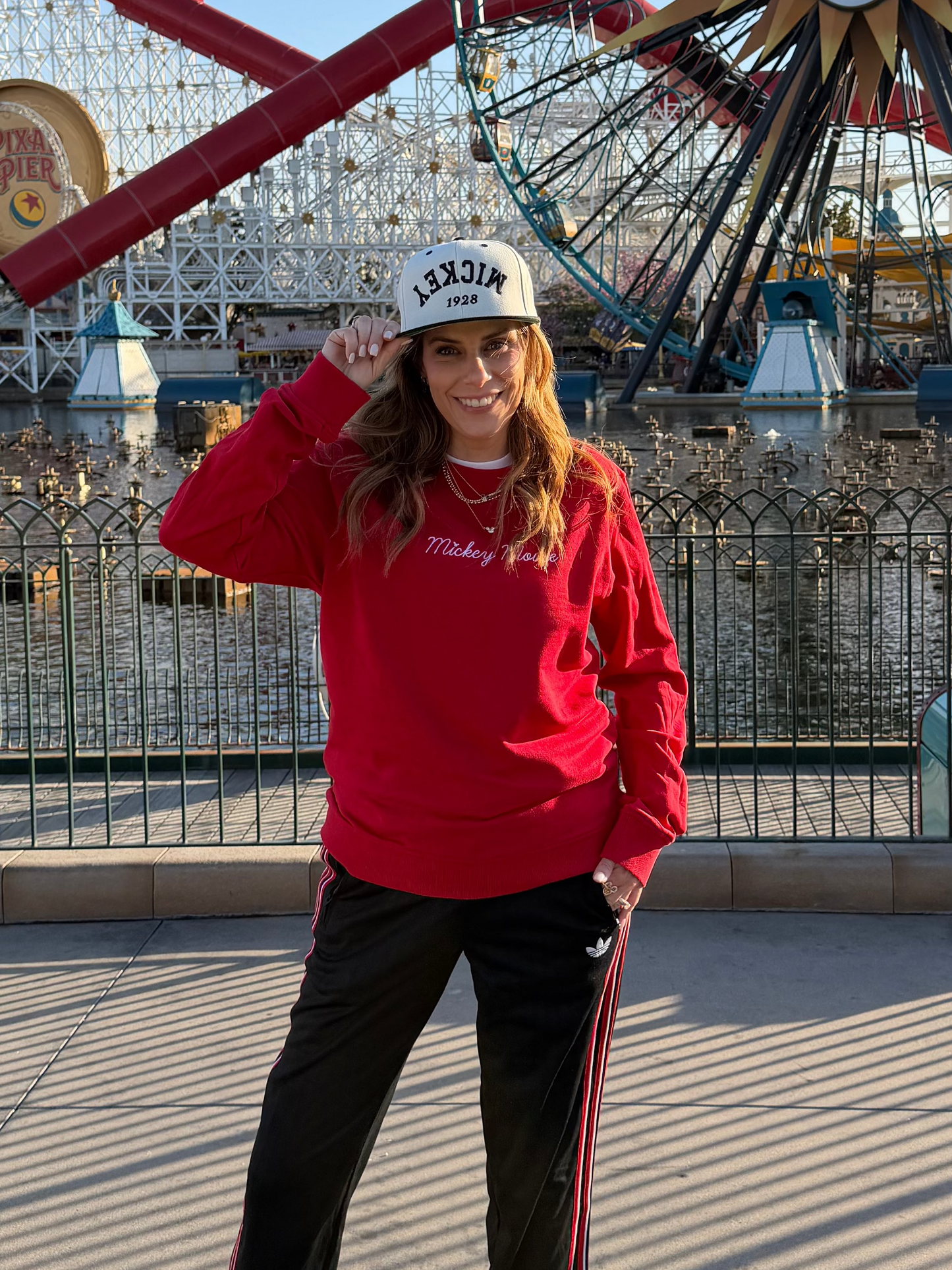 Upside Down Mickey Snapback Hat