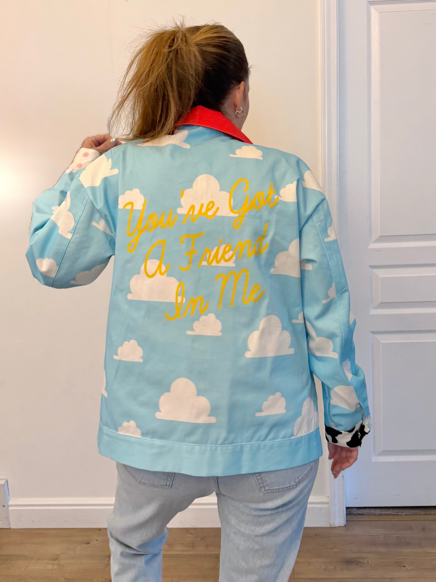 Toy Story Inspired Unisex Lapel Jacket With Pockets