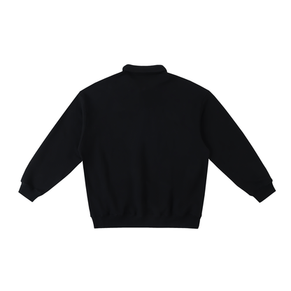 Mickey Pumpkin Polo-Collar Sweatshirt