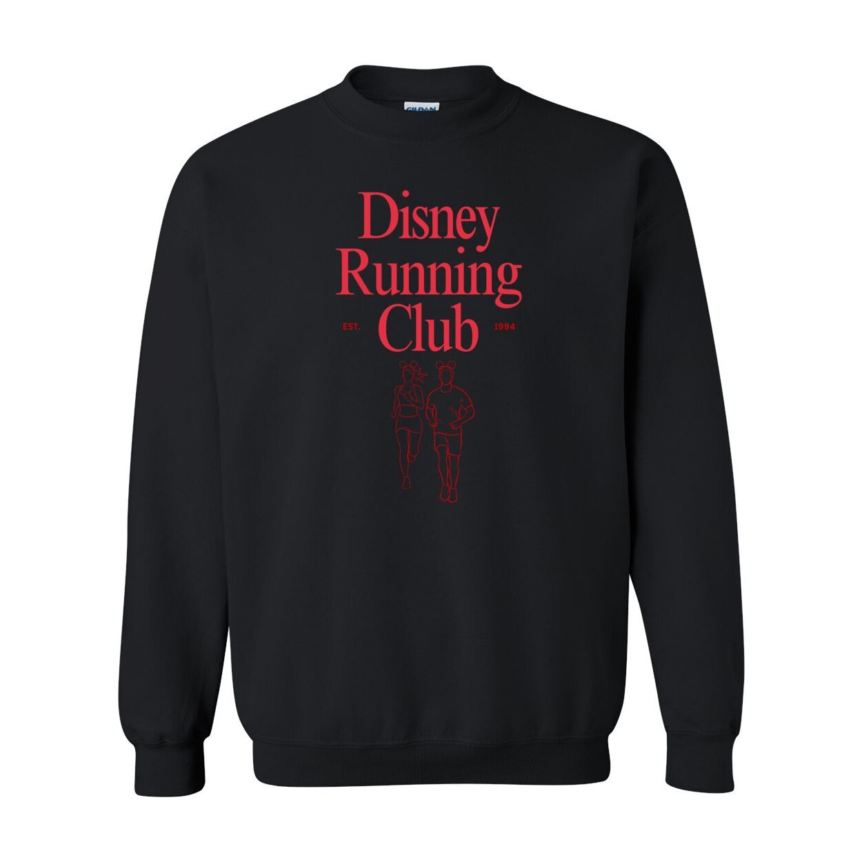 Disney Running Club Heavy Blend Crewneck Sweatshirt