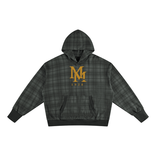 Mickey Inspired Plaid Heritage MM 1928 Holiday Unisex Hoodie