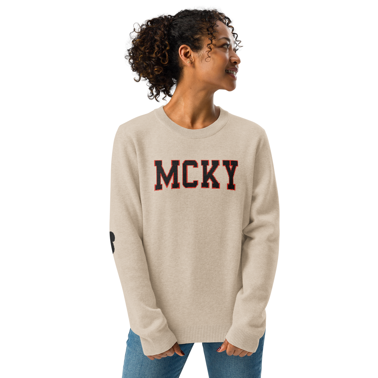 MCKY Knitted crew neck sweater