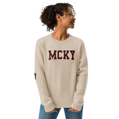 MCKY Knitted crew neck sweater