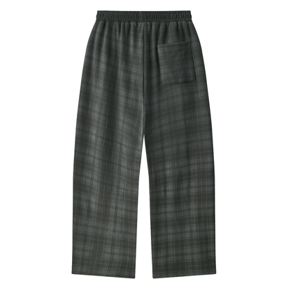 Mickey Inspired Plaid Holiday (Sweatshirt to match) Unisex Straight Leg Pants
