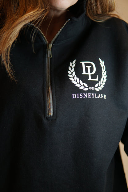 Disneyland Preppy Double Sided 1/4 Zip Sweatshirt