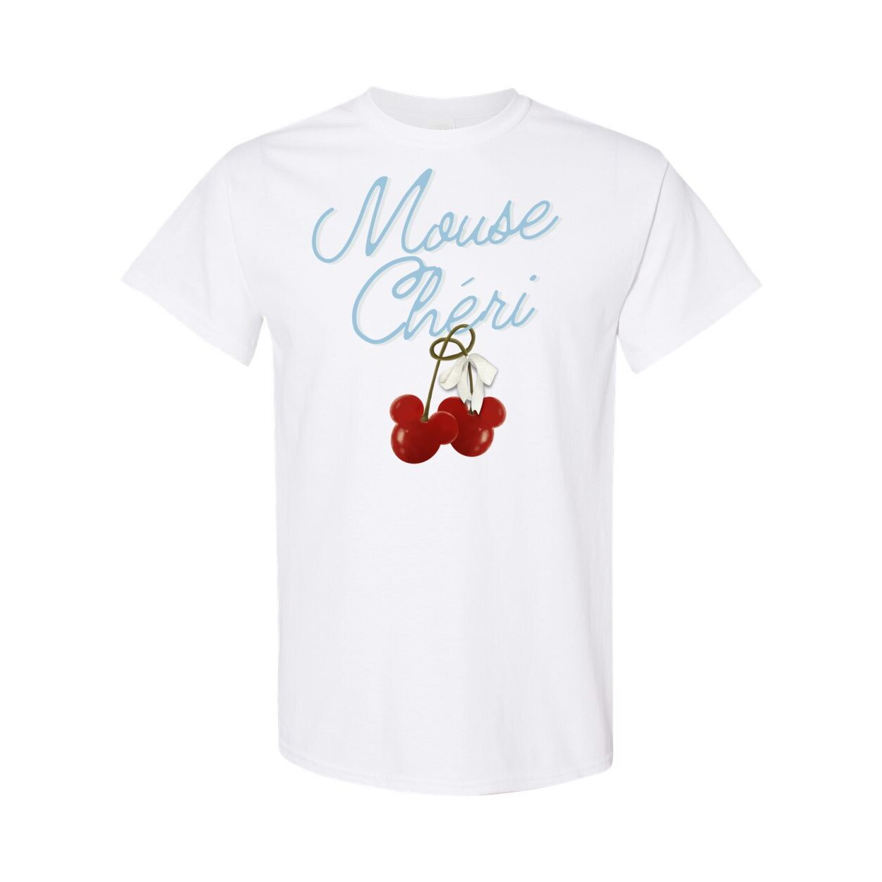 Mouse Cheri Mickey Cherry Heavy Cotton T-Shirt