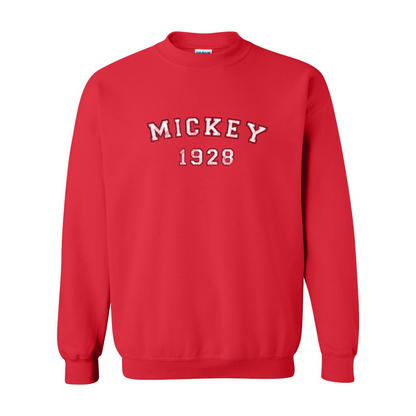 Mickey Outline Crewneck Sweatshirt