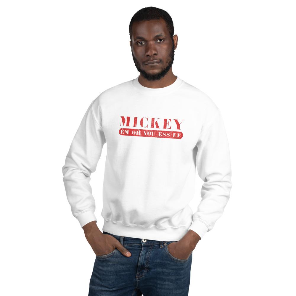 Mickey Em Oh You Ess Ee Crewneck Sweatshirt